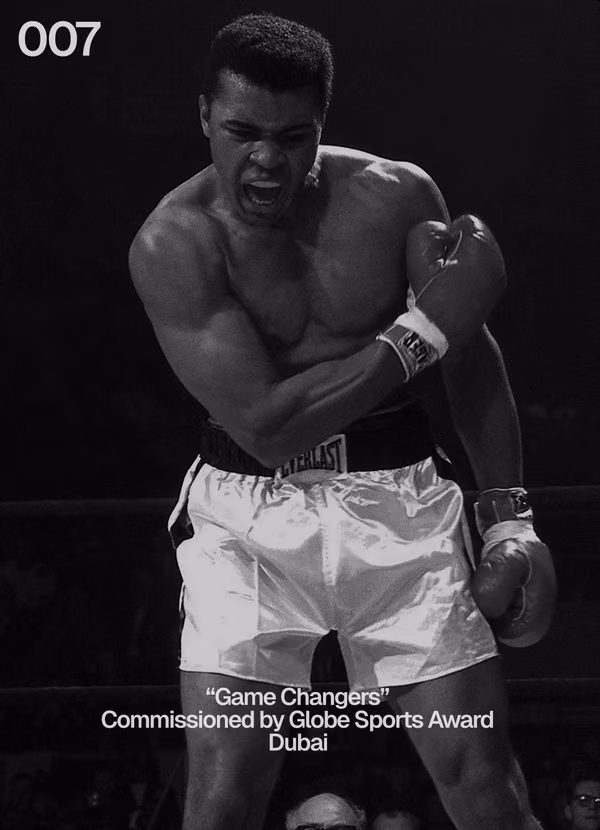 !F card 007: “Game Changers Anthem”, commissioned by Globe Sports Award. Dubai.